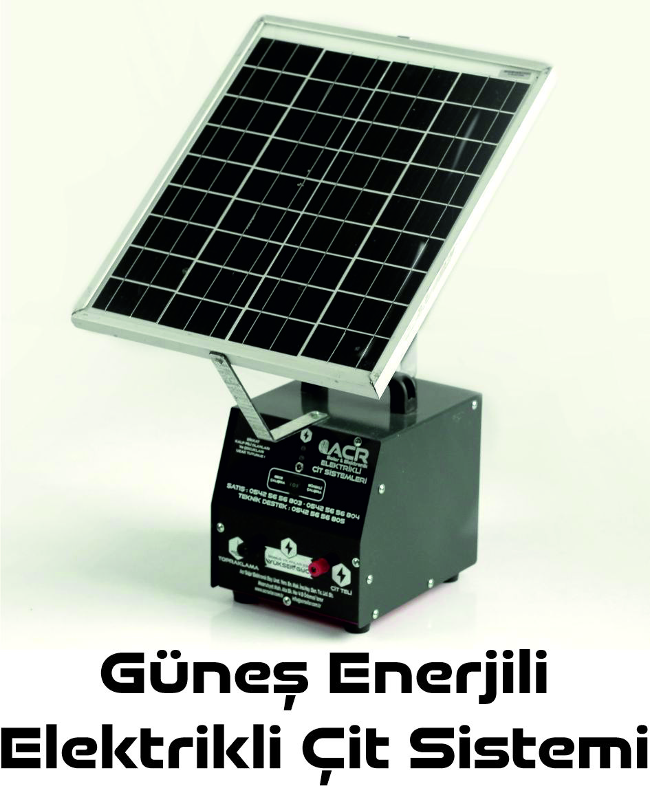 Güneş Enerjili Elektrikli Çit Sistemi